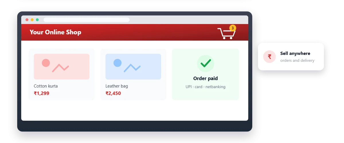 An online store.